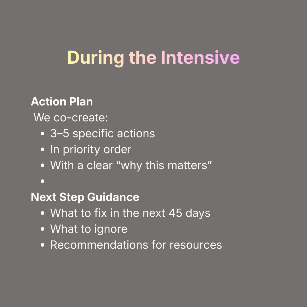 60 Minute Marketing Intensive