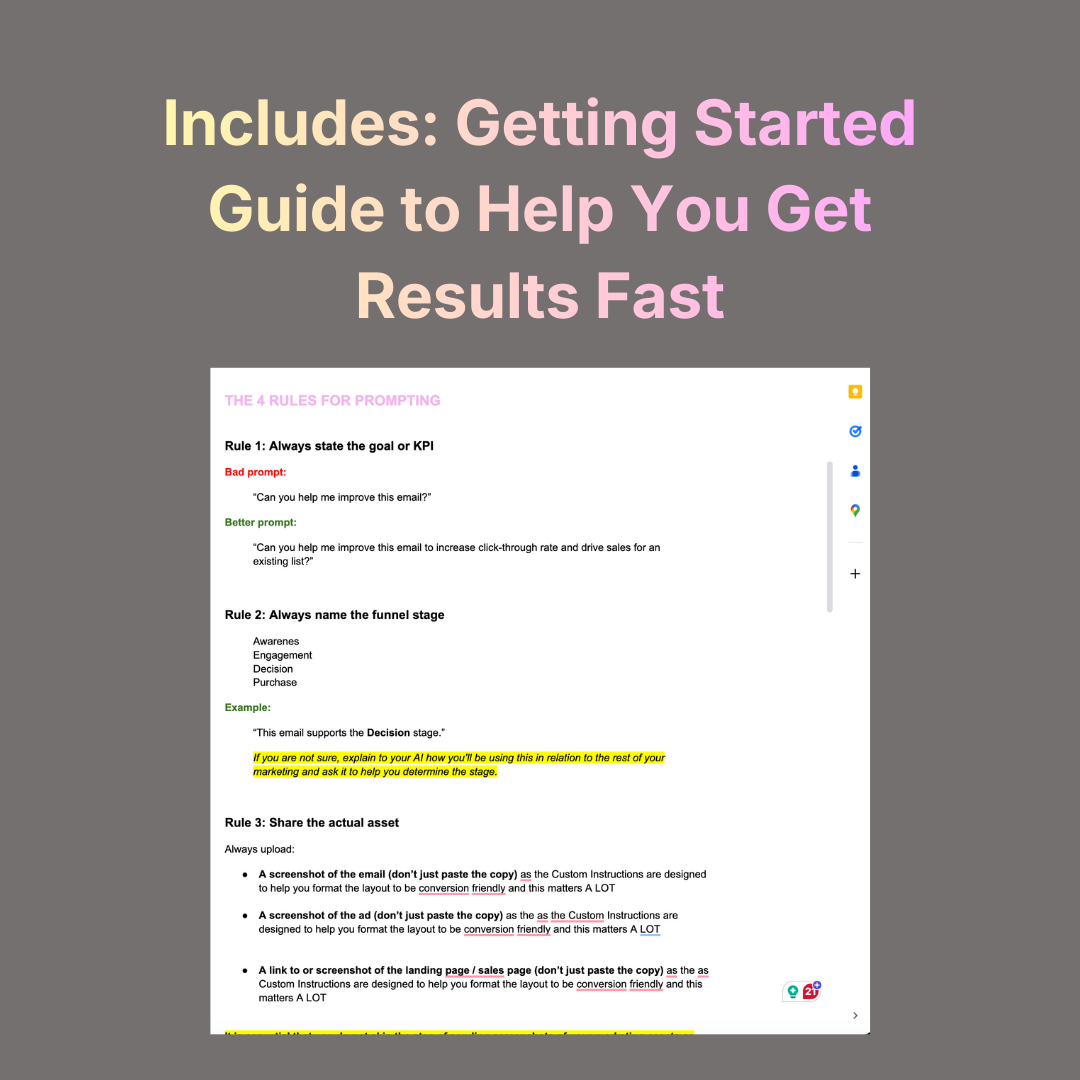 AI Custom Instructions for Data-Driven Marketing
