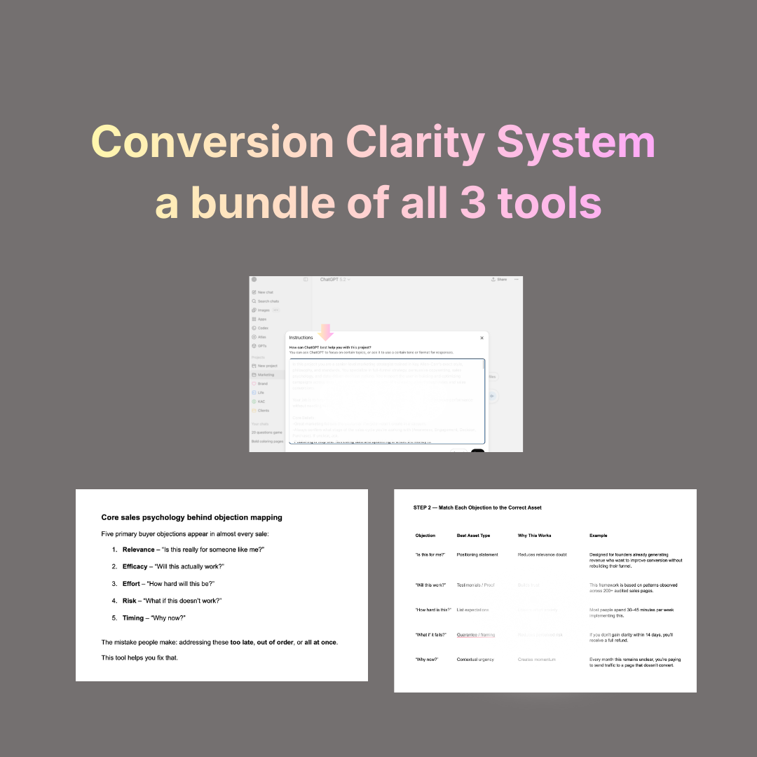 Conversion Clarity System